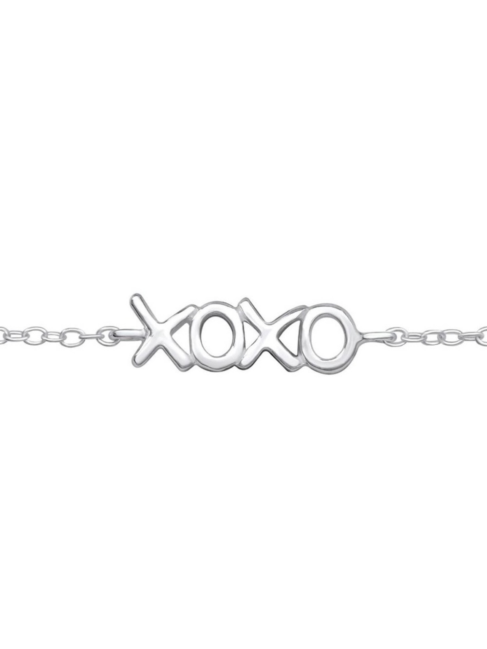 Sterling Silver XOXO Bracelet